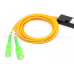 SCA-SCA202-OHZFP SC/APC光纖2分2單模分光器 2SCAPC 2分2分光器 電信級分光器 單模1分2光纖分路器 2比2拉錐式SC 定做分光比 FBT分路器